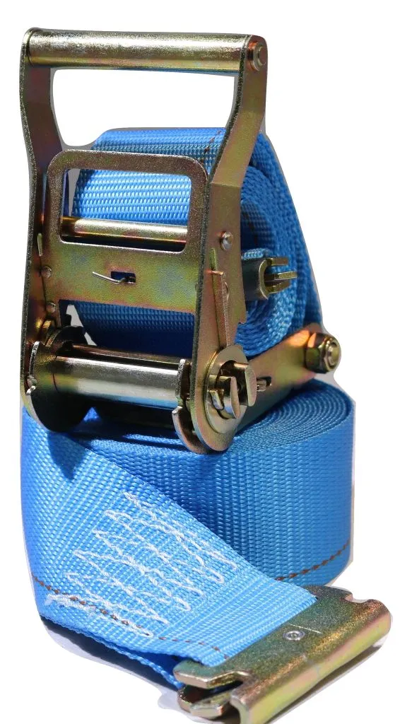 2 in x 20 Ft Van Ratchet Strap Logistic E-Track w/ Spring E 4 PACK | R20E
