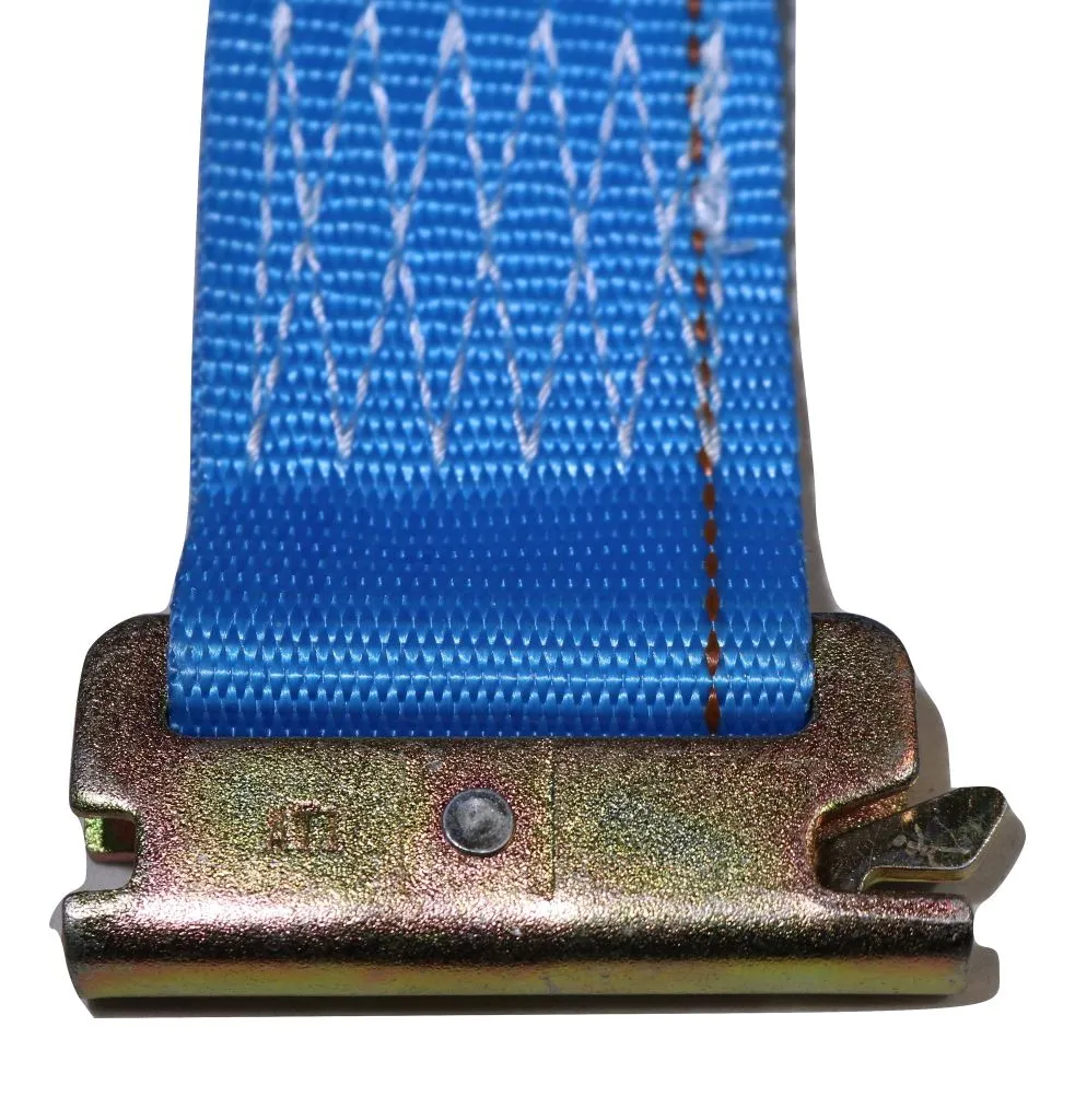 2 in x 20 Ft Van Ratchet Strap Logistic E-Track w/ Spring E 4 PACK | R20E