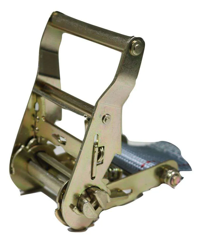 2" x 16 Ft Van Ratchet Straps E-Track w/ Spring E Fittings & Wire J Hooks | 8 PACK