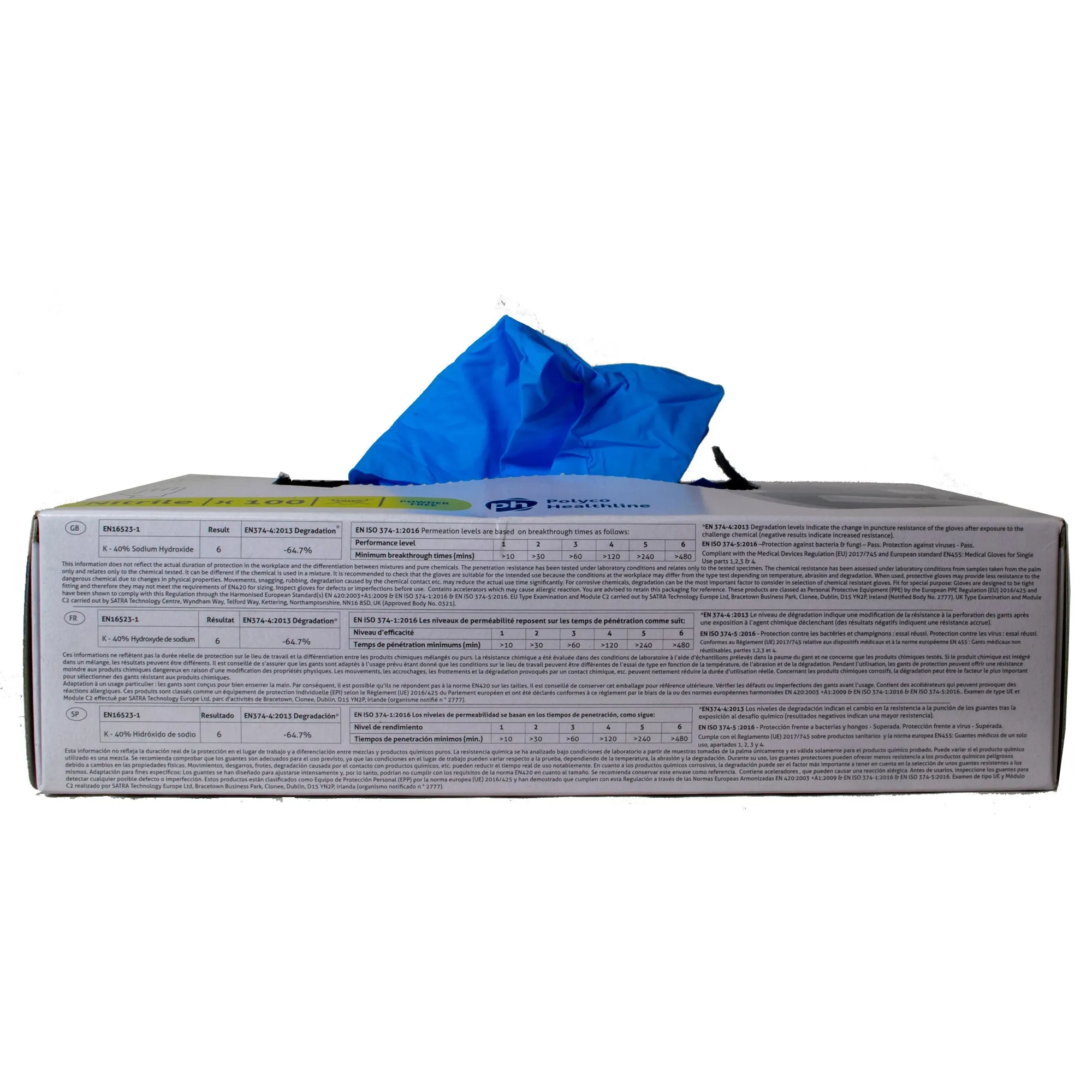 Acid-proof gloves, Nitrile