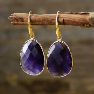 Amethysts Dangling Earrings