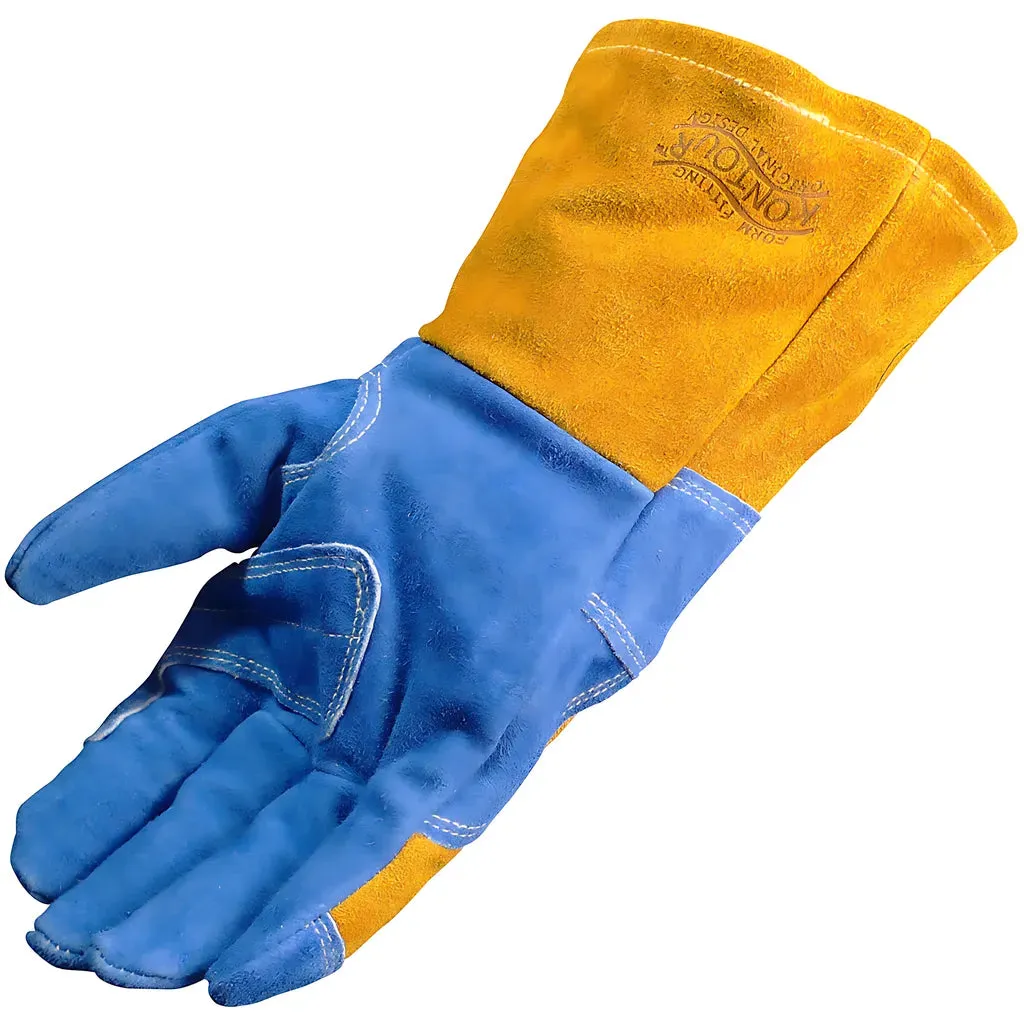 Caiman 1512 Premium Split Cowhide MIG/Stick Welder's Glove with Wool Lining
