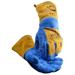 Caiman 1512 Premium Split Cowhide MIG/Stick Welder's Glove with Wool Lining