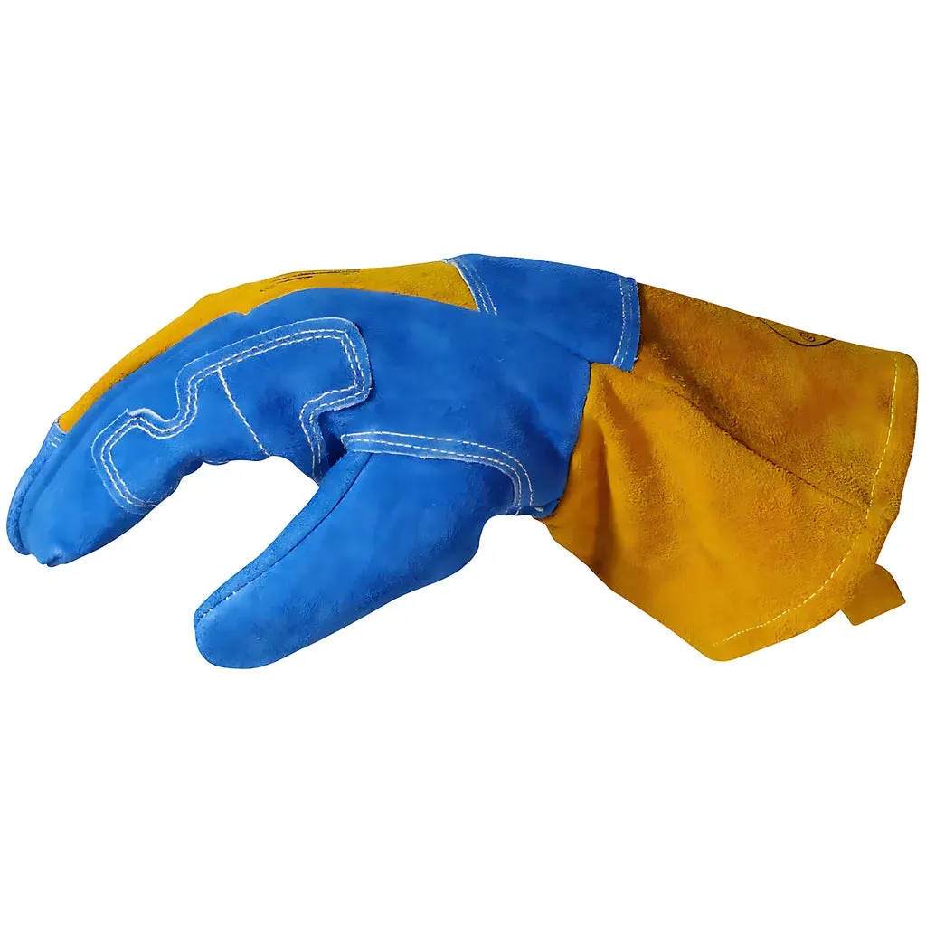 Caiman 1512 Premium Split Cowhide MIG/Stick Welder's Glove with Wool Lining