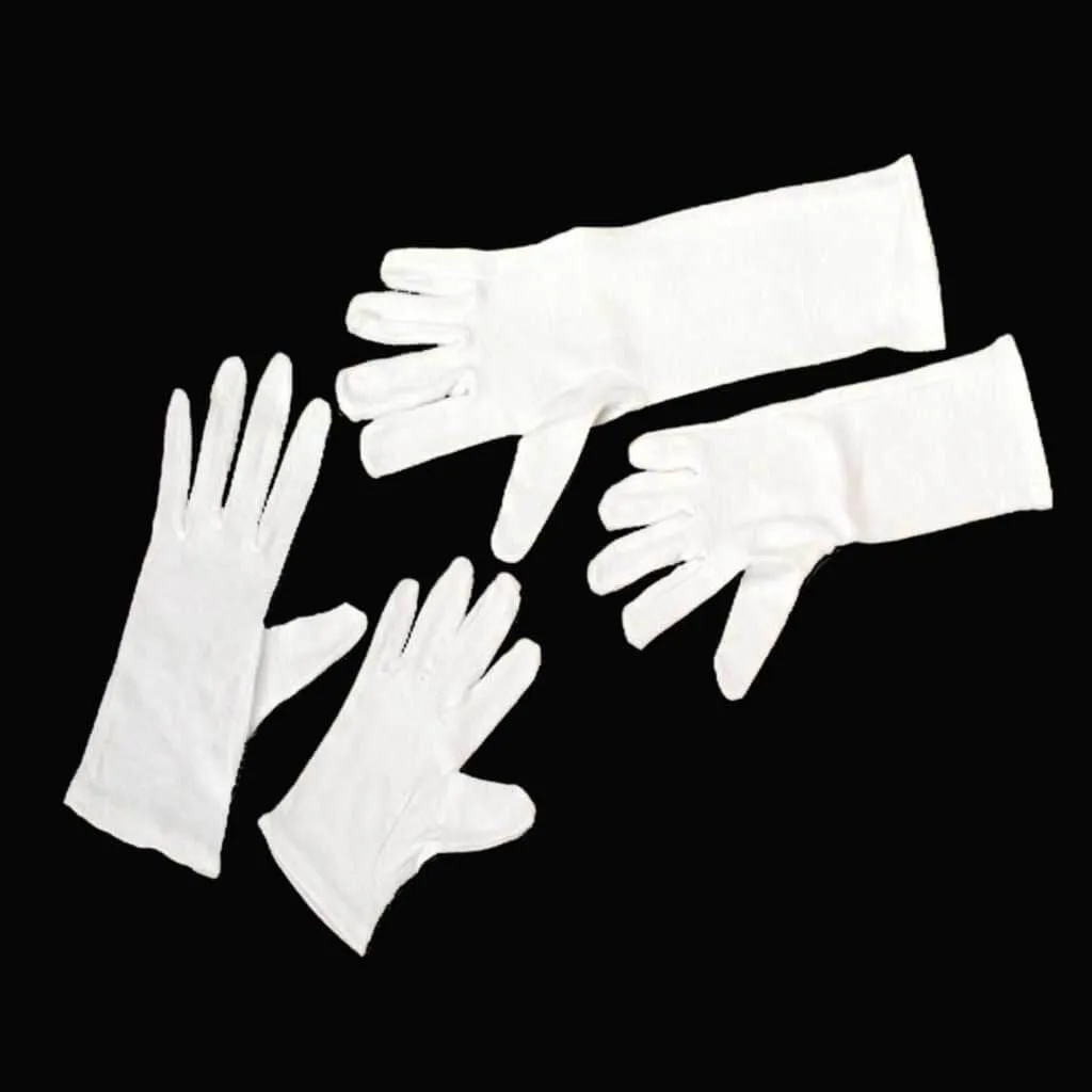 Child Size White Costume Gloves