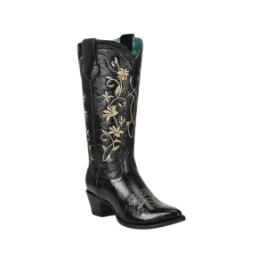 Corral Women's Leather Western Black Boots