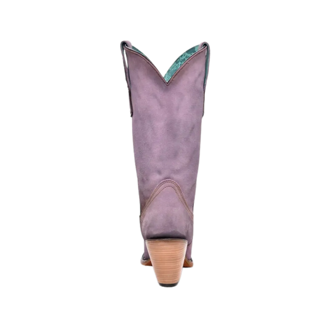 Corral Women's Lilac Embroidery Snip Toe Boots