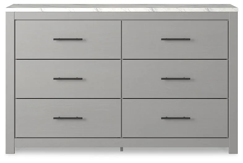 Cottonburg Queen Panel Bed with Dresser and 2 Nightstands