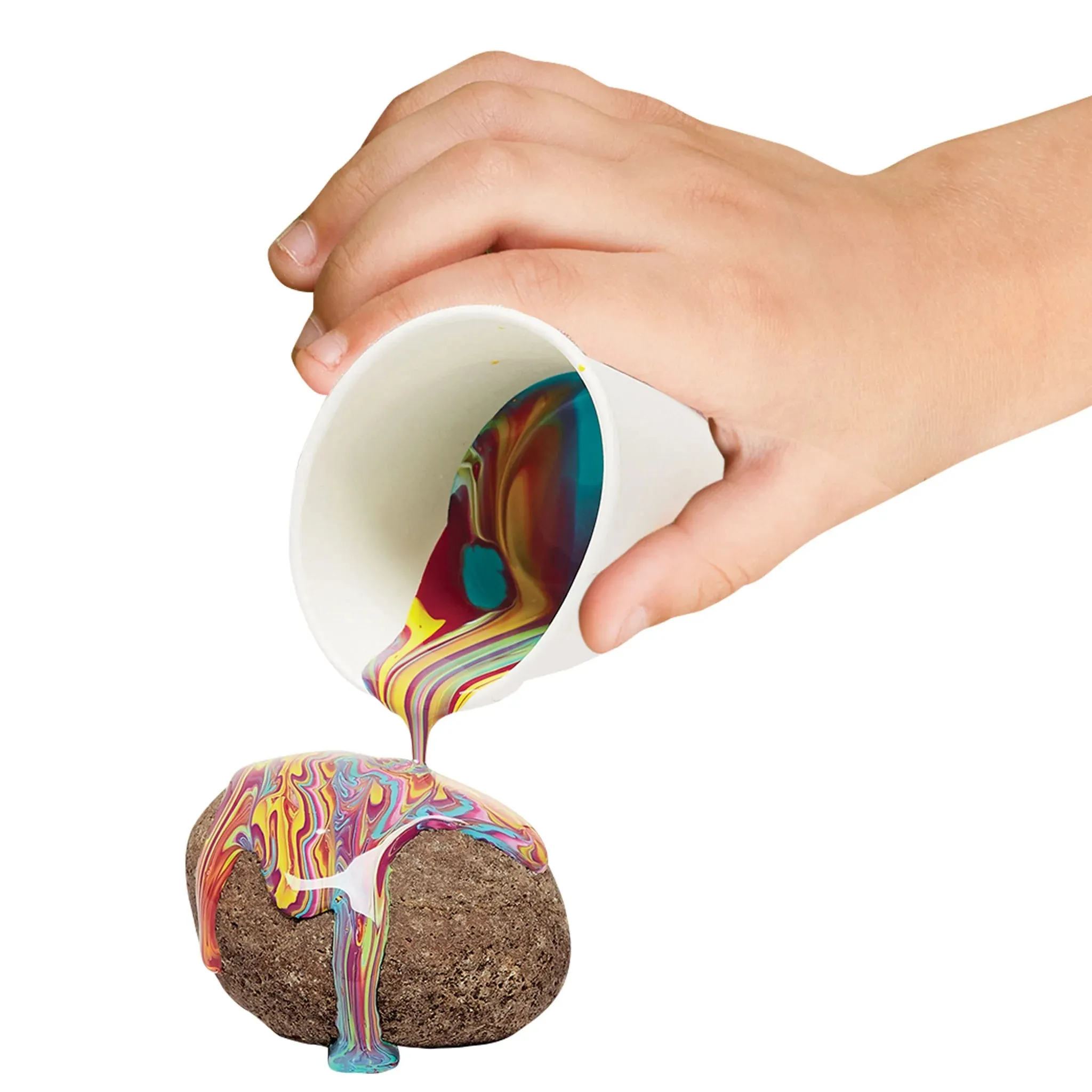 Creativity for Kids 6262 Hide & Seek Paint Pour Rocks