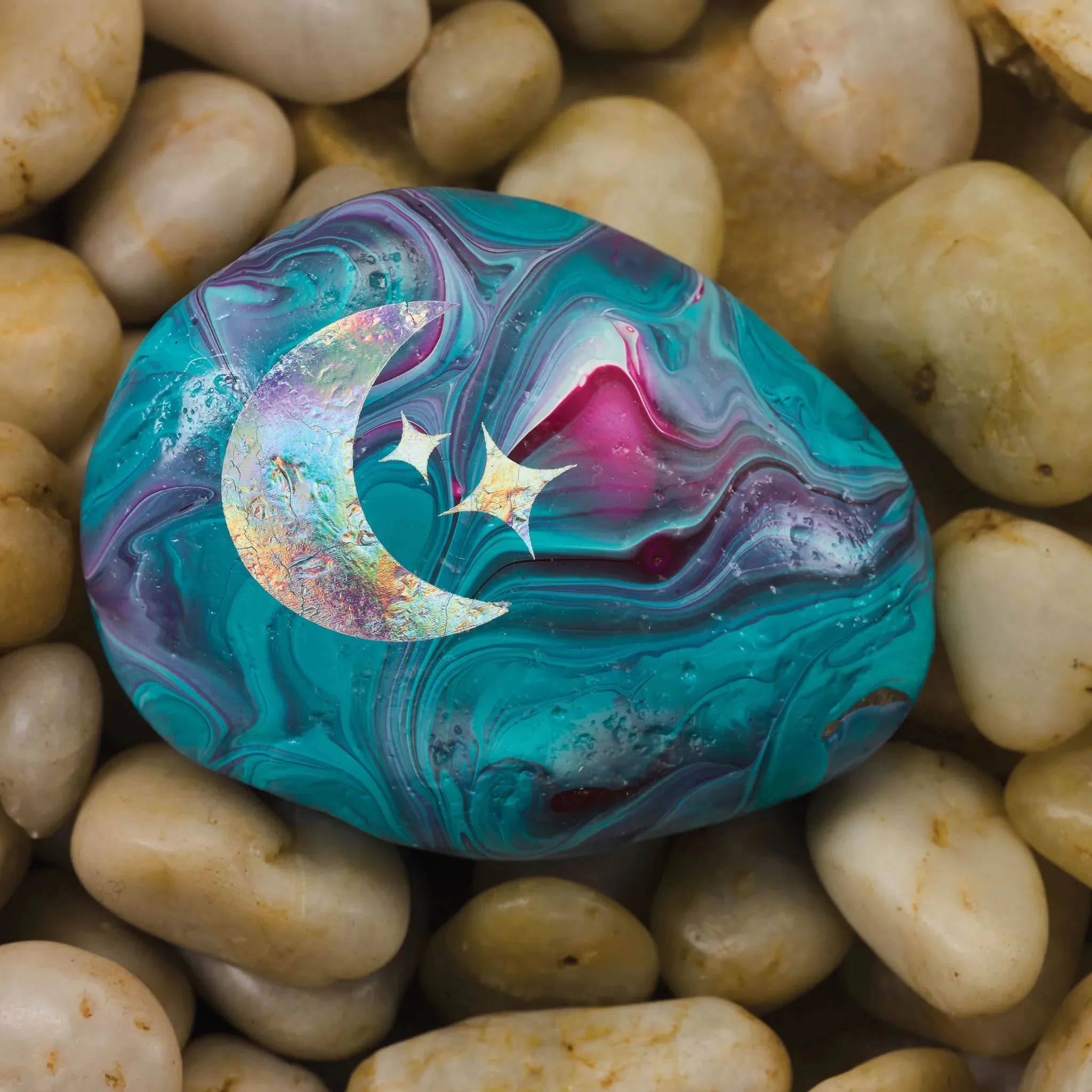 Creativity for Kids 6262 Hide & Seek Paint Pour Rocks