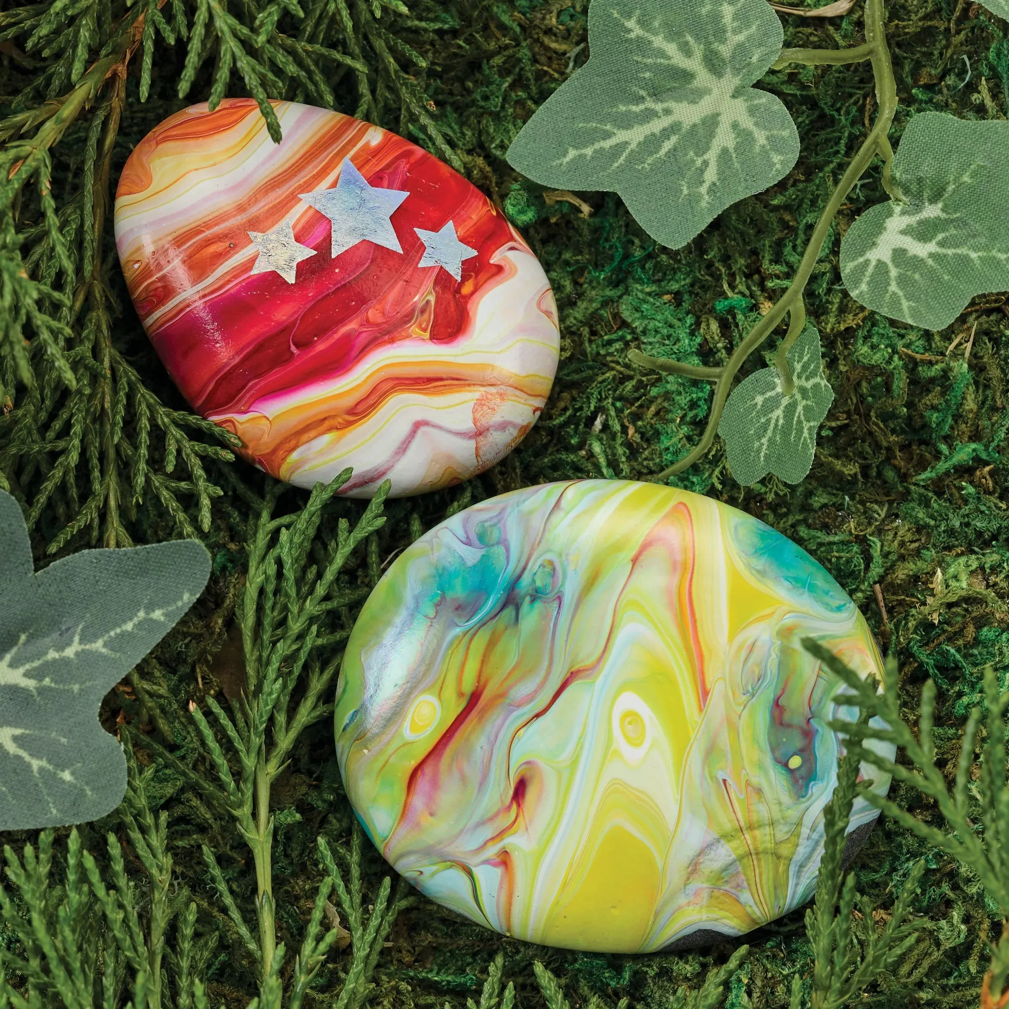 Creativity for Kids 6262 Hide & Seek Paint Pour Rocks