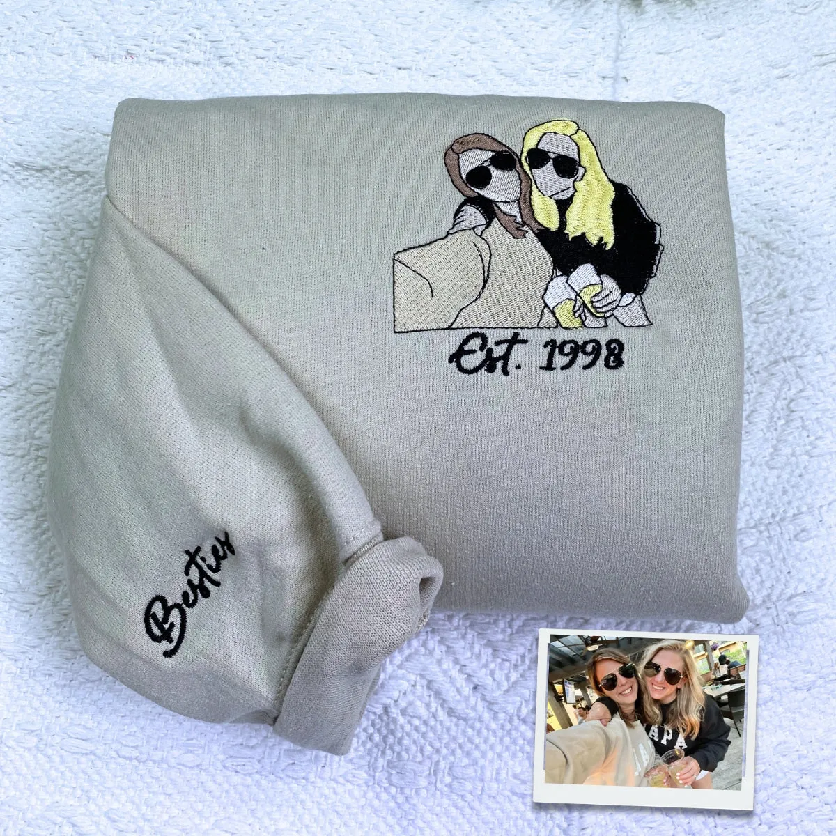 Custom Sweater Embroidery, Personalized Embroidered Sweatshirts
