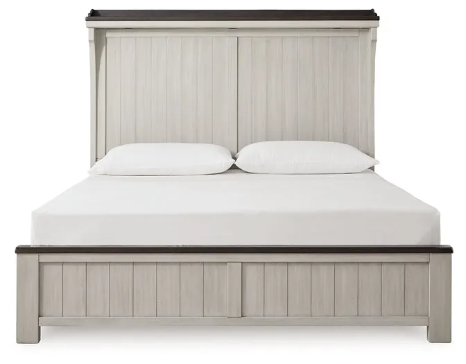 Darborn California King Panel Bed with Dresser