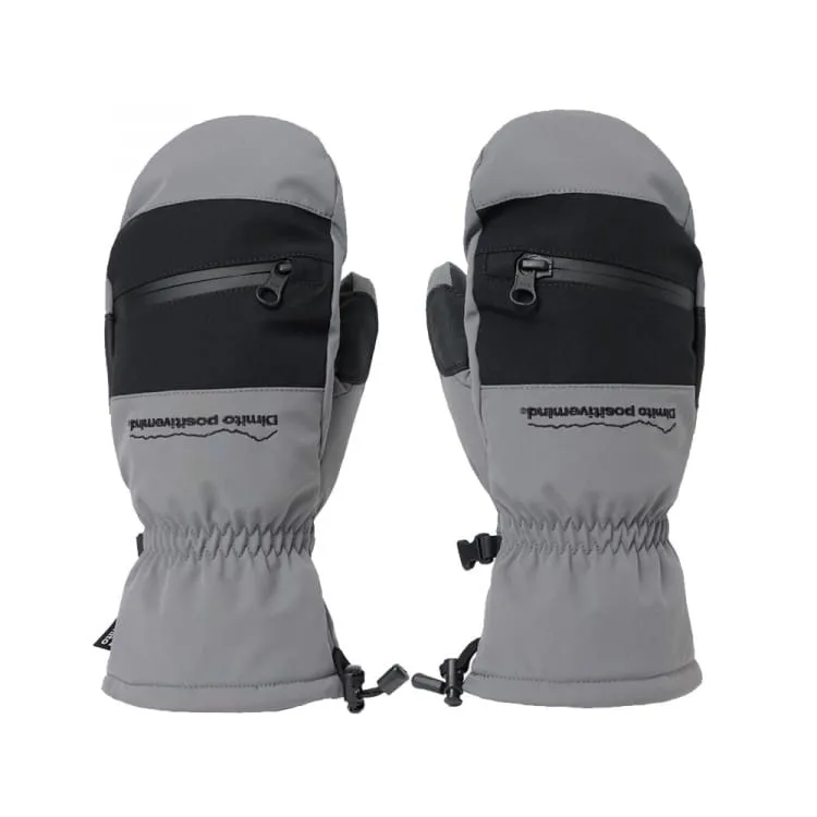 Dimito 23 Block Mitten Glove-GREY