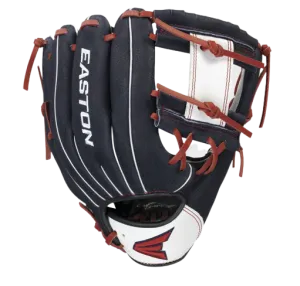 Easton Professional Youth 10" I-Web RHT Glove Navy/White/Red