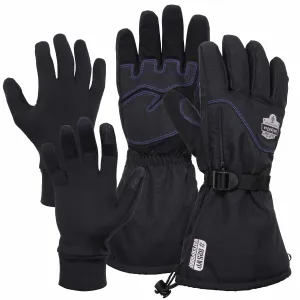 Ergodyne ProFlex 825WP Thermal Waterproof Winter Work Gloves - Black