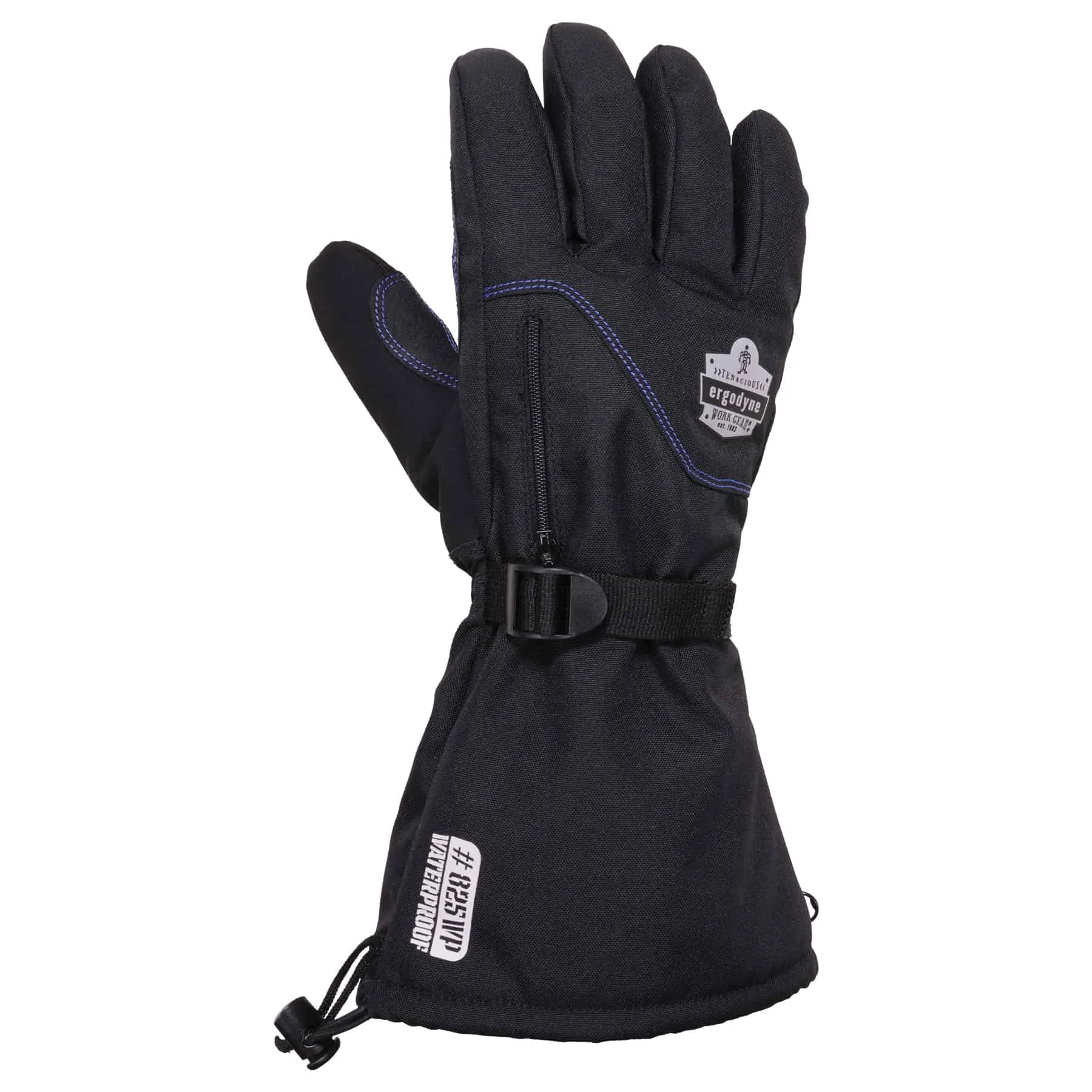 Ergodyne ProFlex 825WP Thermal Waterproof Winter Work Gloves - Black