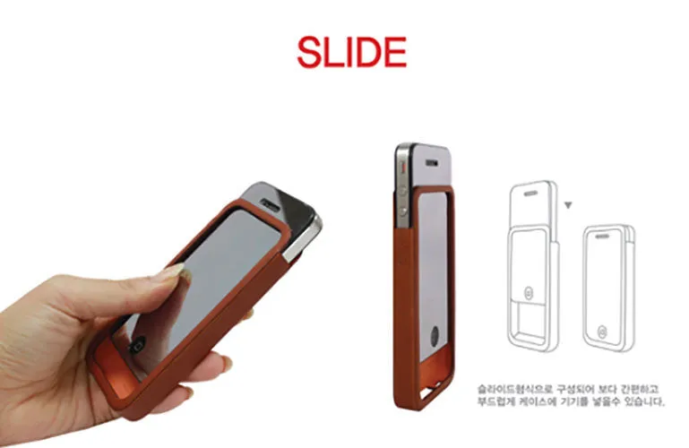FENICE CLASSICO Genuine Leather case for Apple iPhone 4/4S