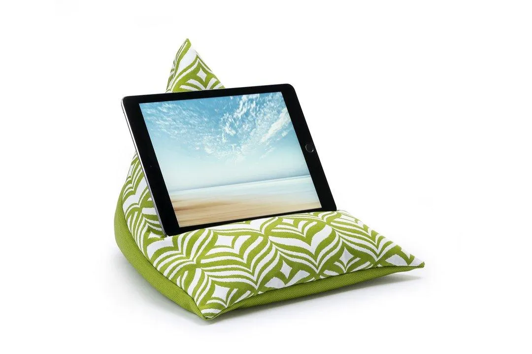 iPad Bean Bag Stand - Two Tone Patterned