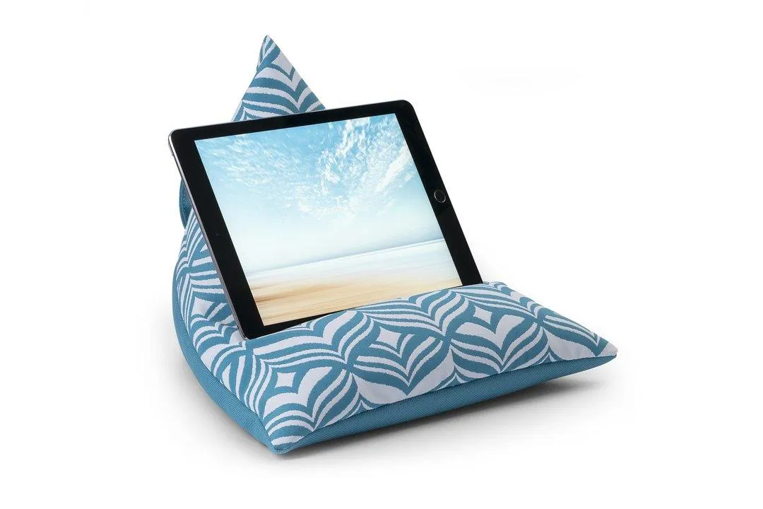 iPad Bean Bag Stand - Two Tone Patterned