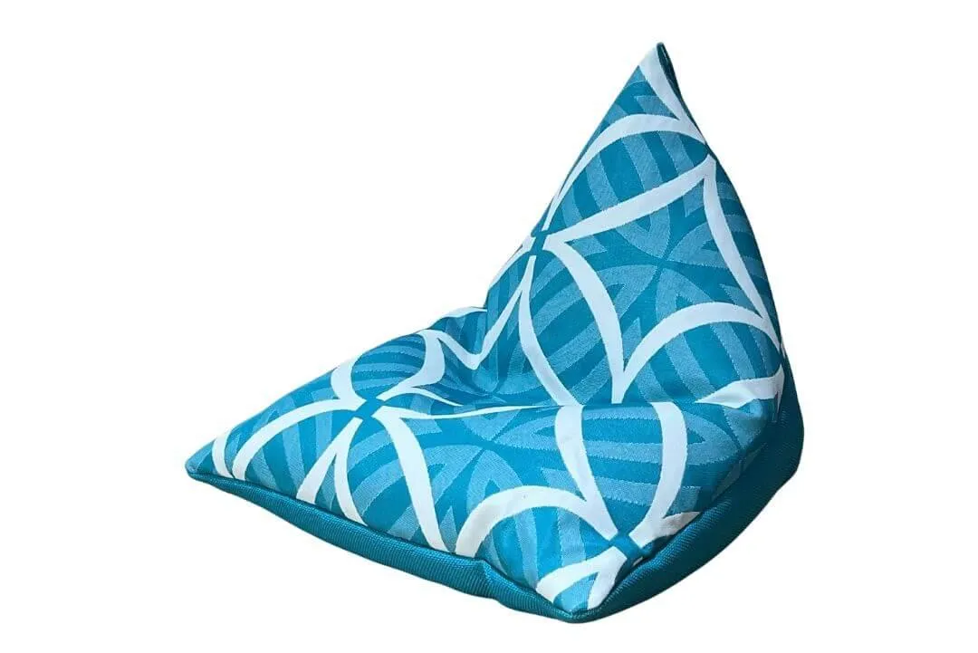 iPad Bean Bag Stand - Two Tone Patterned