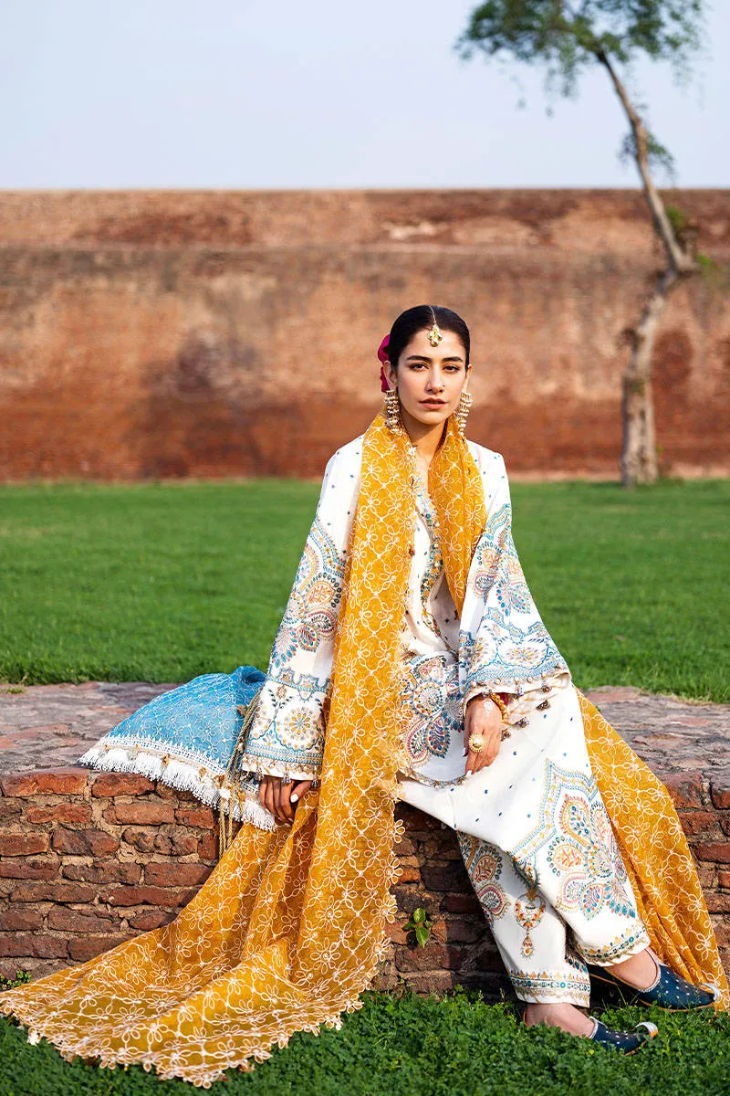Mohsin Naveed Ranjha Festive Luxury Lawn Collection – Suraj Mukhi