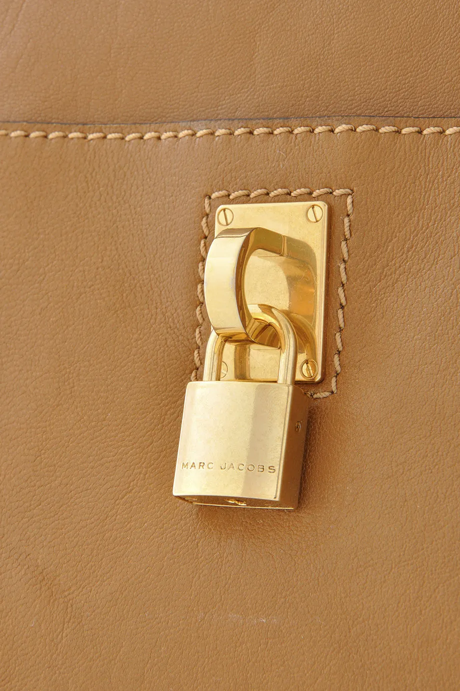 PARADISE Camel Leather Tote