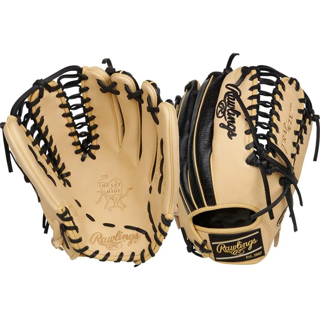 Rawlings Heart of the Hide R2G 12.75" Outfield Baseball Glove: RPROR3039-22CB