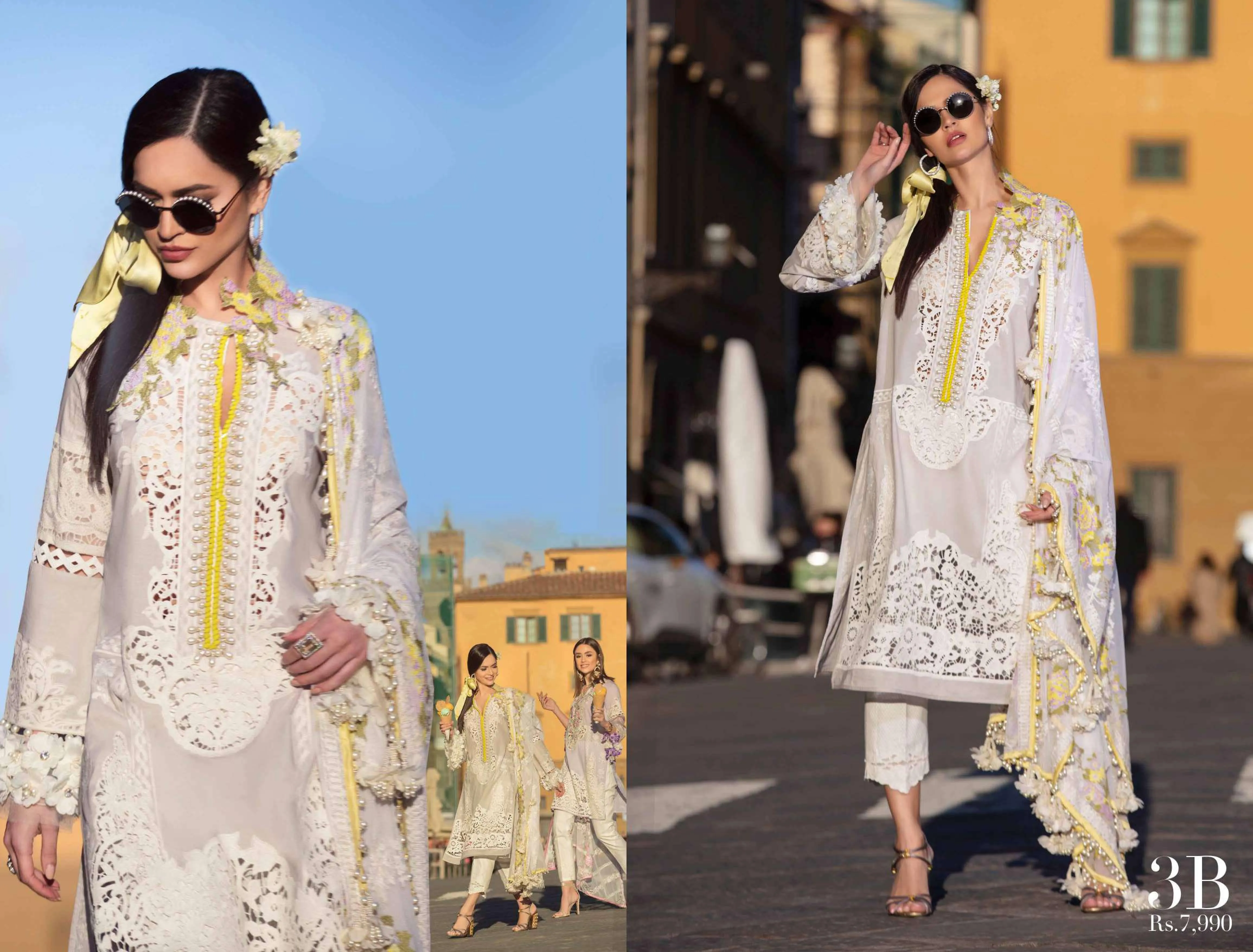 Sana Safinaz Luxury Lawn Collection 2019 – 3B - Lavanda