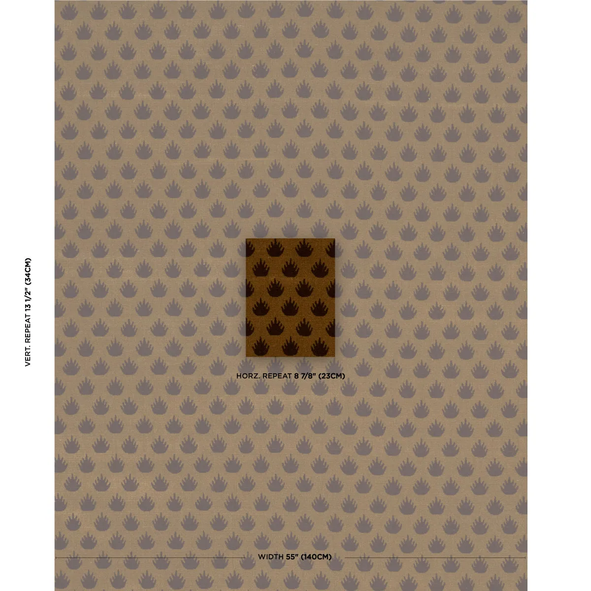 Schumacher Coronation Velvet Bronze Fabric