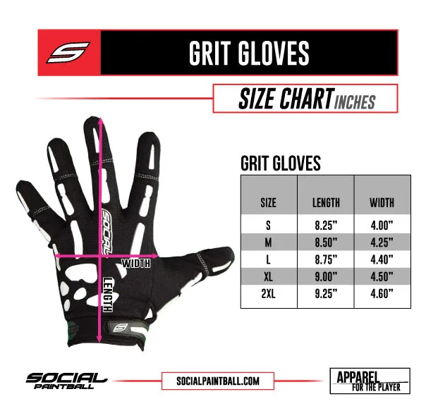 Social Paintball Grit Deluxe Gloves - USA