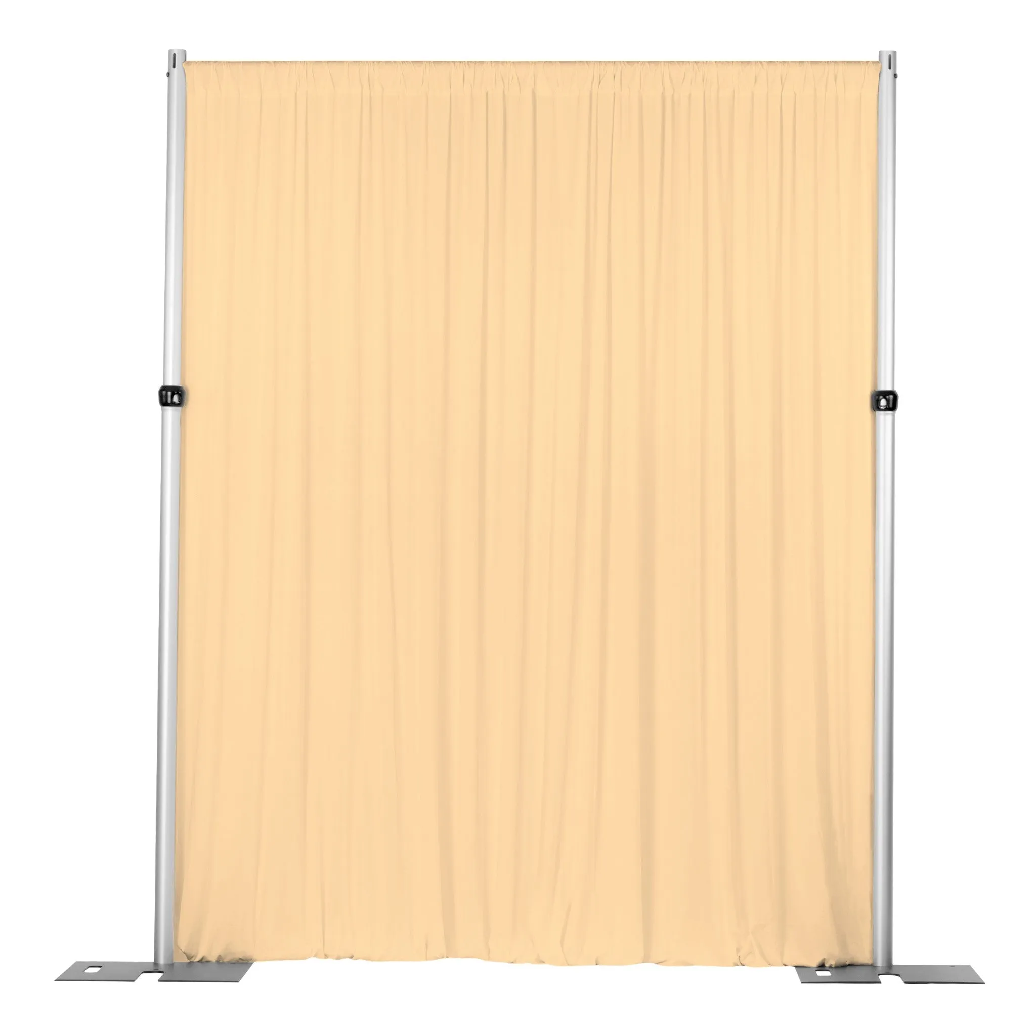 Spandex 4-way Stretch Backdrop Drape Curtain 16ft H x 60" W - Champagne