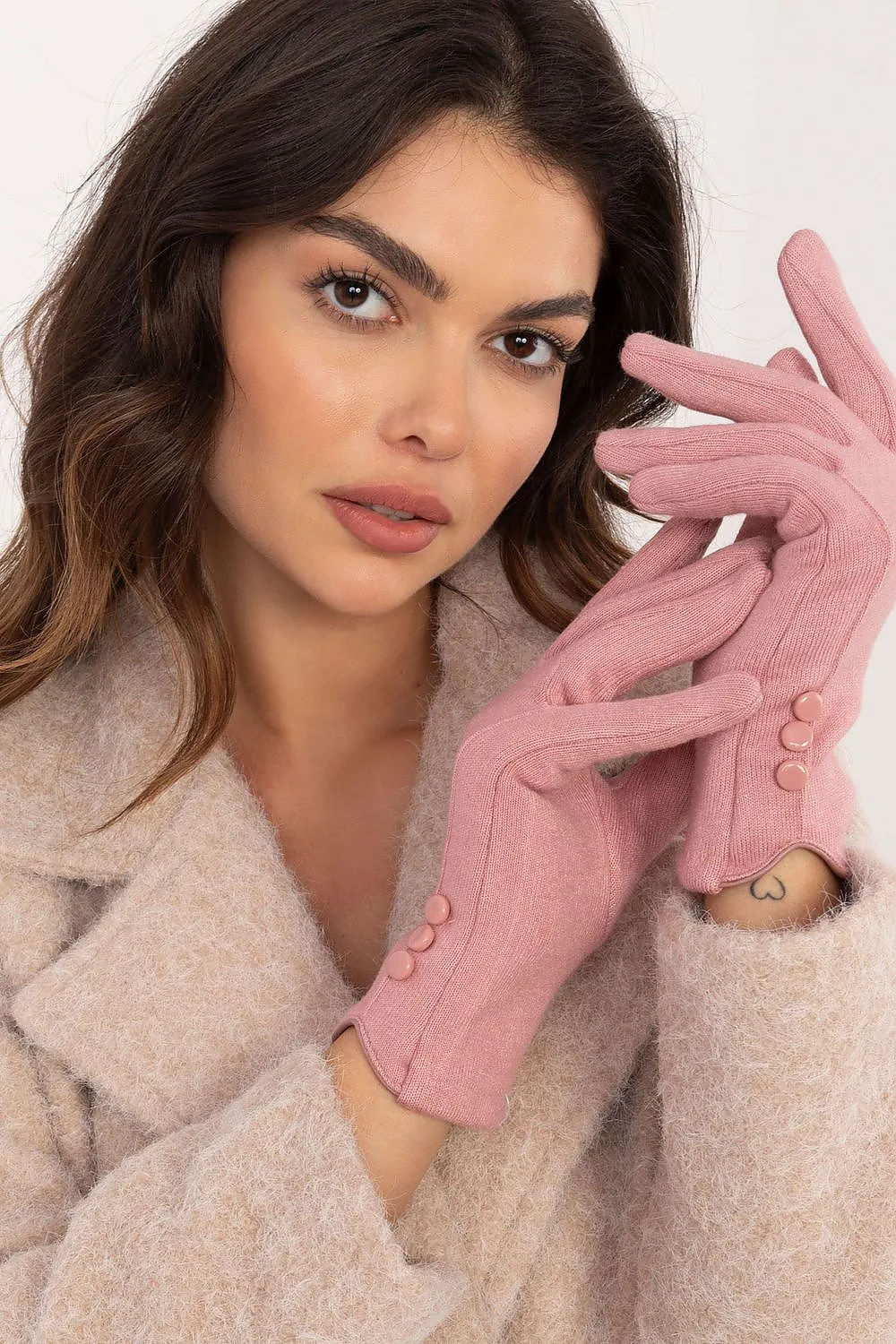 TEEK - Flowers Finger 3 Button Gloves
