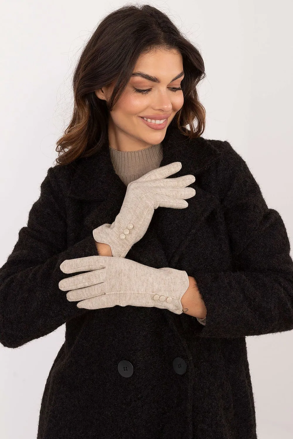 TEEK - Flowers Finger 3 Button Gloves