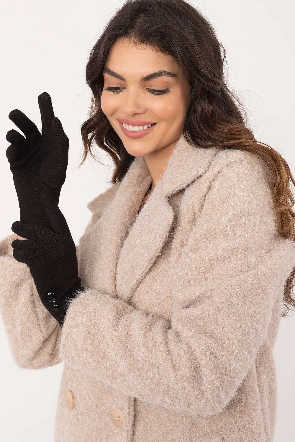 TEEK - Flowers Finger 3 Button Gloves