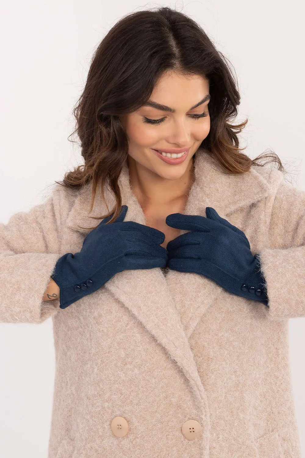 TEEK - Flowers Finger 3 Button Gloves