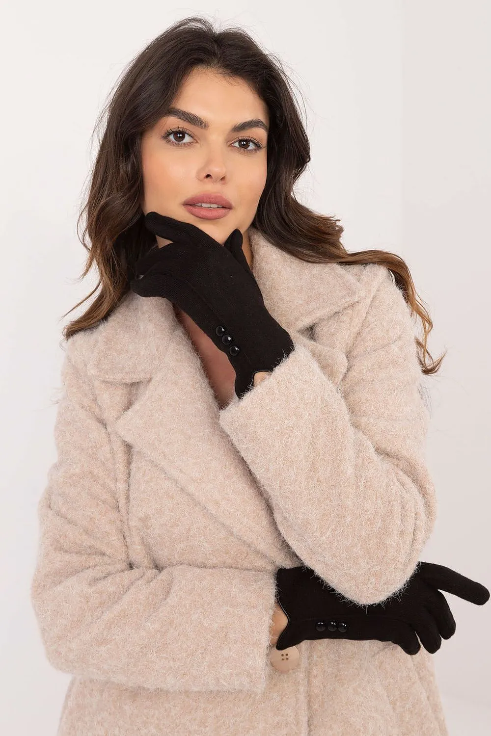 TEEK - Flowers Finger 3 Button Gloves