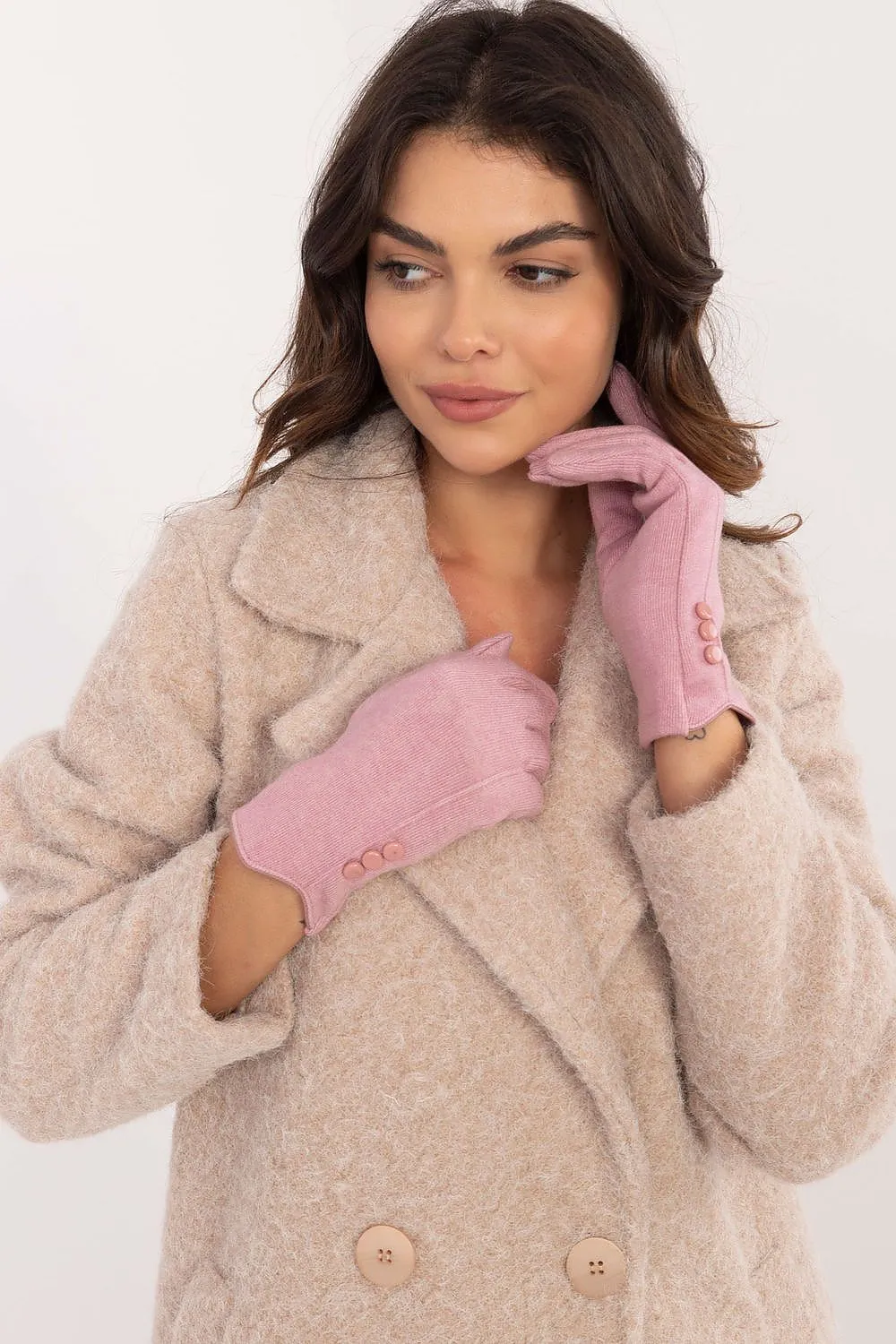 TEEK - Flowers Finger 3 Button Gloves