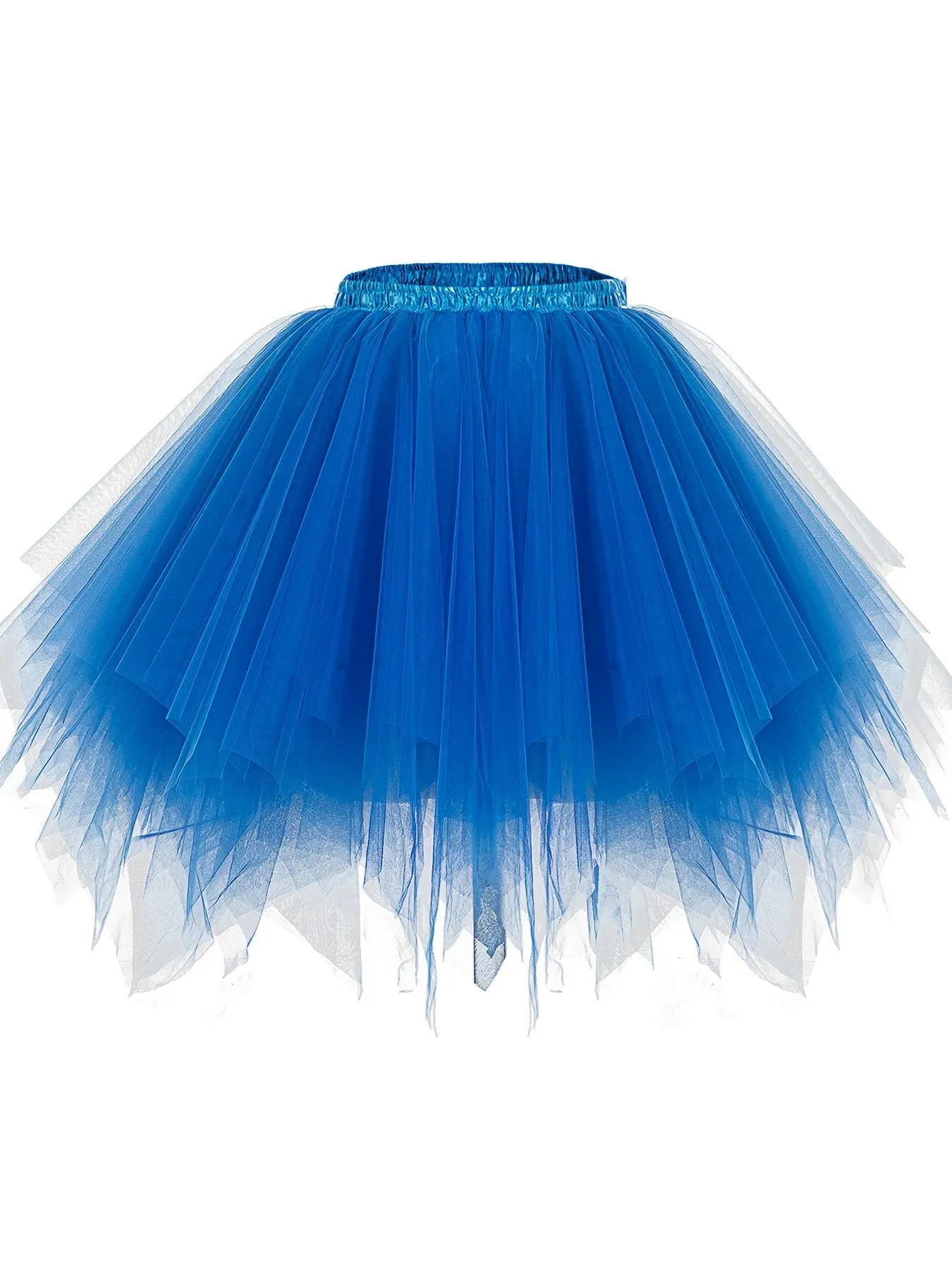 Vintage Inspired Mesh Overlay Tulle Skirt for Womens Party Wear