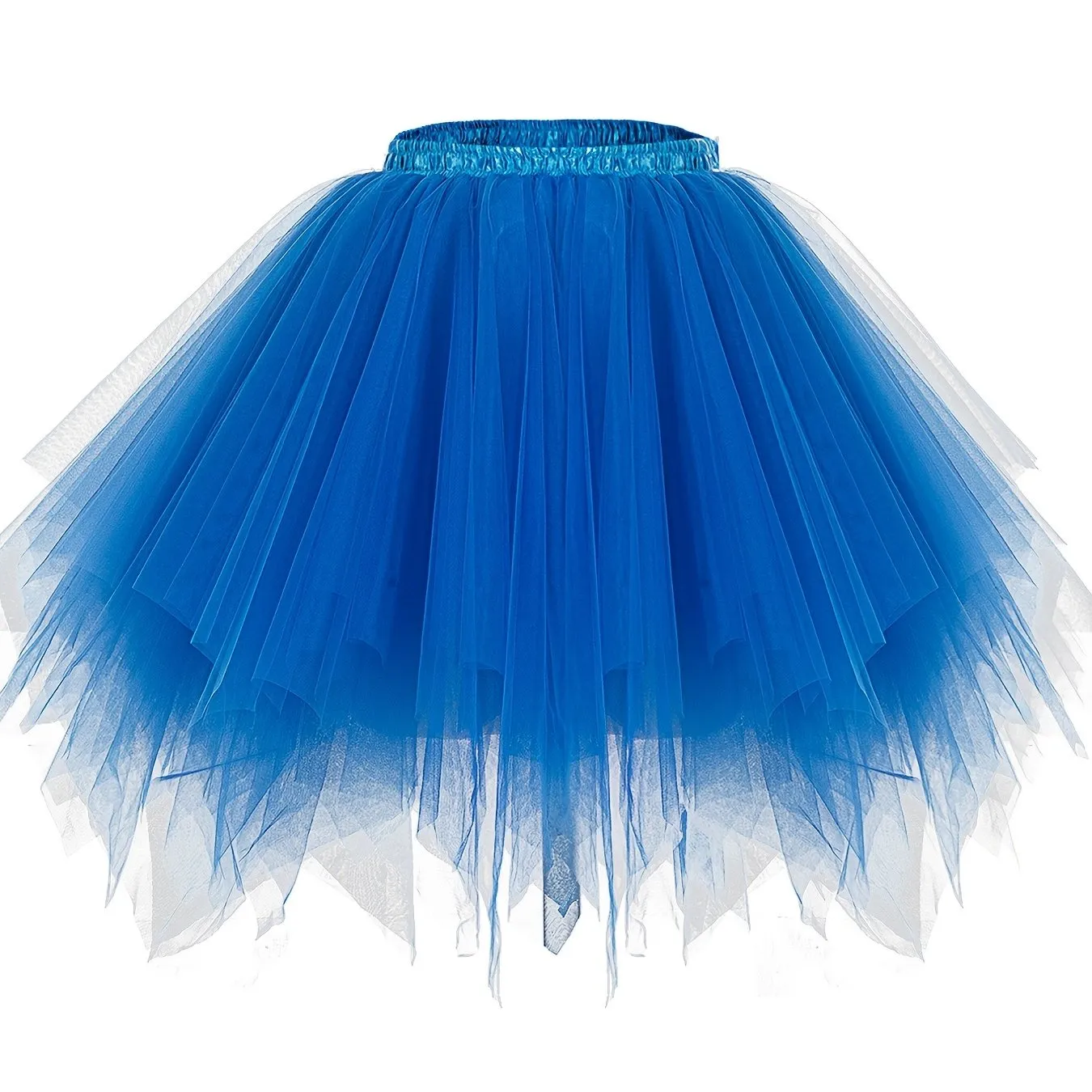 Vintage Inspired Mesh Overlay Tulle Skirt for Womens Party Wear