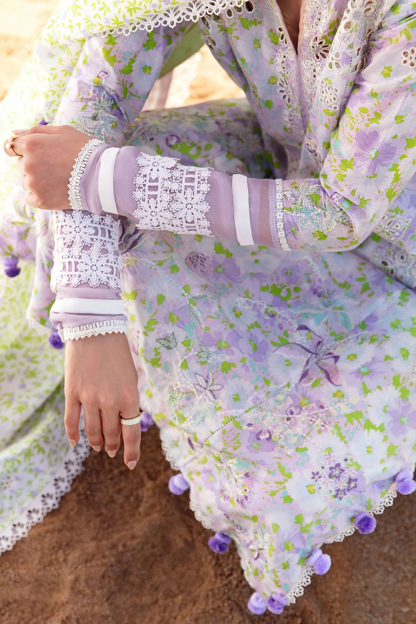Zaha by Khadijah Shah Lawn Collection 2023 – ELA (ZL23-03 A)
